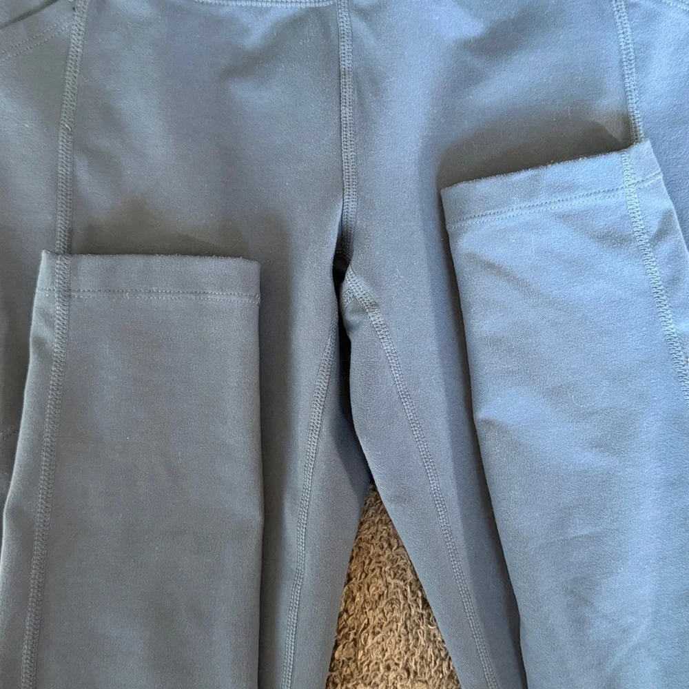 Zella Recycled Live In Pocket Leggings, navy denim, small - Picture 3 of 5